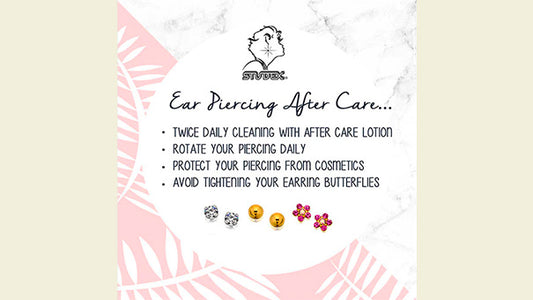 ear piercing aftercare instructions