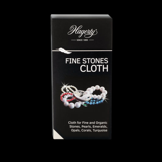 Hagerty Fine Stones Cloth : cleaning polishing cloth for jewellery with pearls, emeralds, opals