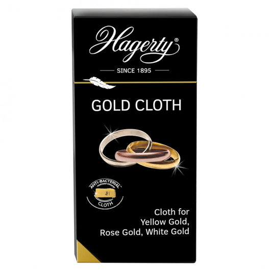 Hagerty Gold Cloth : cleaning polishing cloth for gold jewellery