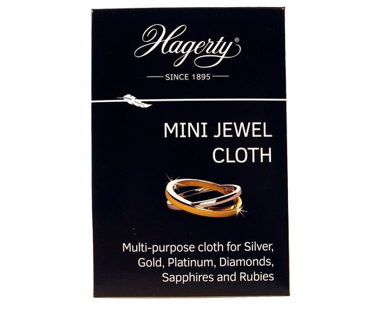 Hagerty Mini Jewel Cloth : cleaning polishing cloth for jewellery and precious stones