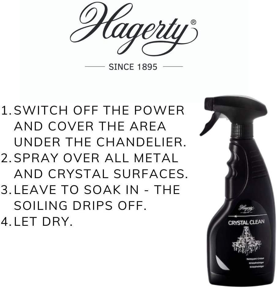 Hagerty Crystal Spray Clean : crystal, glass and metal cleaner