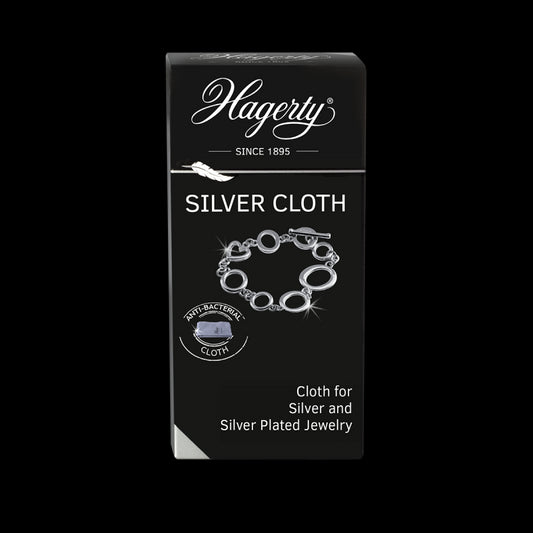 Hagerty Silver Cloth : cleaning polishing cloth for silver jewellery