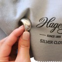 Hagerty Silver Cloth : cleaning polishing cloth for silver jewellery