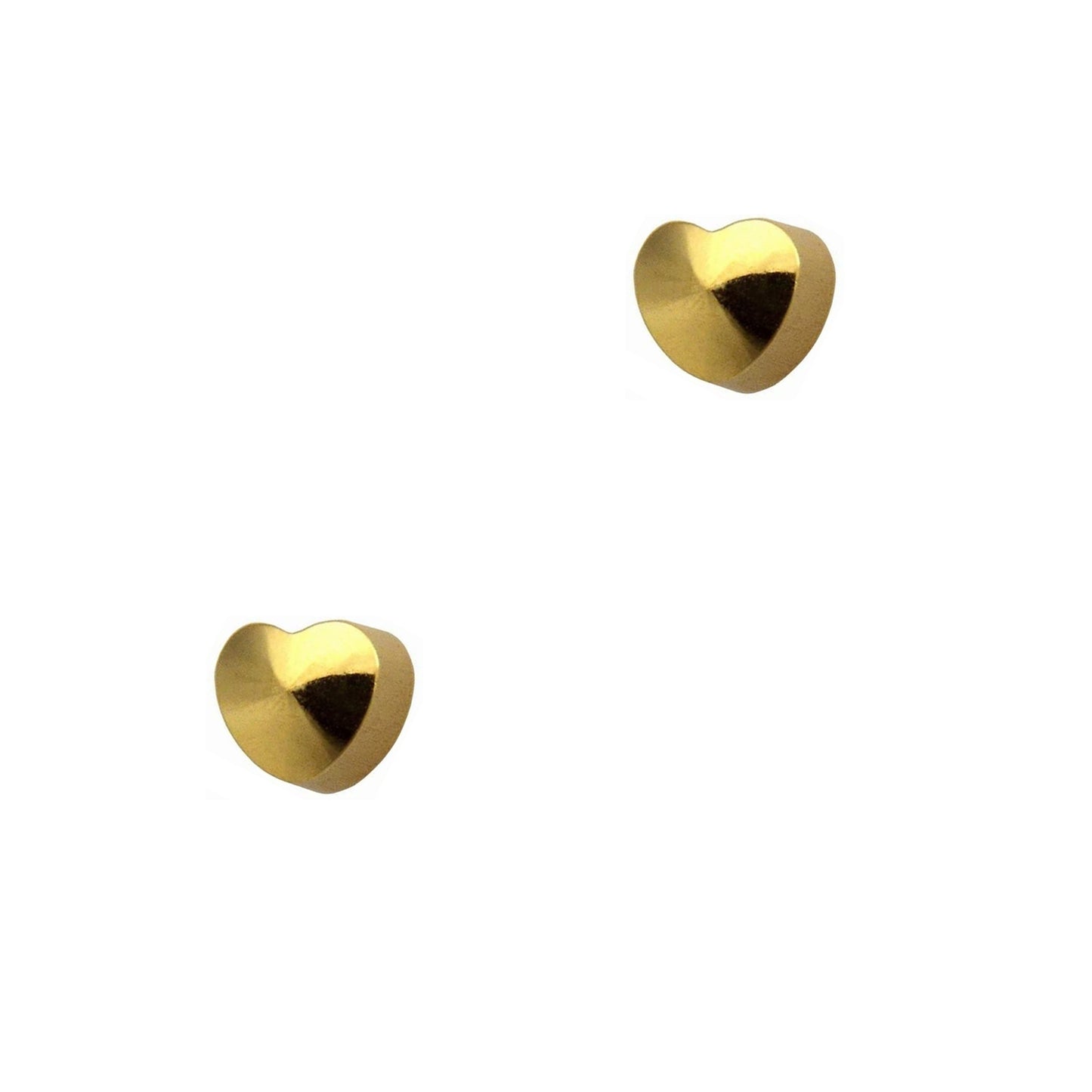 STUDEX MINI Gold Plated Heart and Star Shaped Earrings