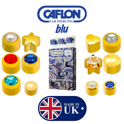 Caflon Blu Surgical Steel General Assortment Mixed Designs 12 Pack