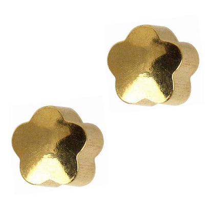 STUDEX Regular Gold Plated Stainless Steel Flower Shape Earring