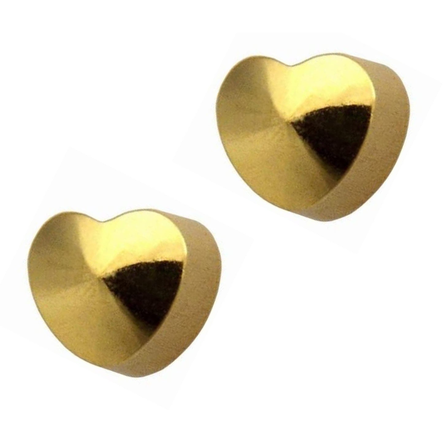 STUDEX Regular Gold Plated Stainless Steel Heart Shape Earring