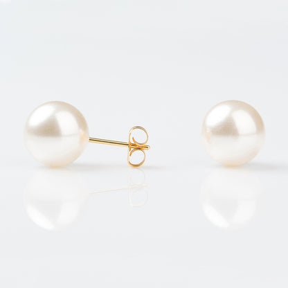 Studex Sensitive Gold Plated 10mm White Pearl