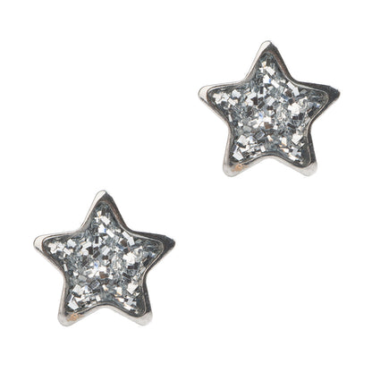 Studex Sensitive Stainless Steel Clear Glitter Star