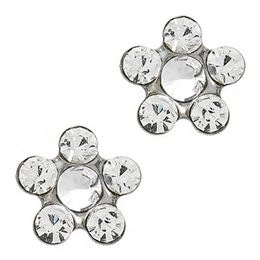 Studex Sensitive Stainless Steel Daisy April Crystal