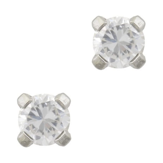 STUDEX Tiny Tips Stainless Steel 3mm Cubic Zirconia